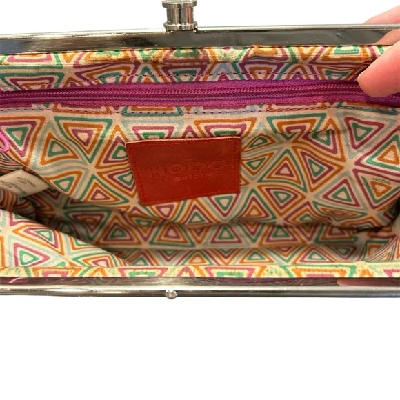 HOBO Lauren Clutch Double Wallet Light Aqua Blue - Picture 3 of 5